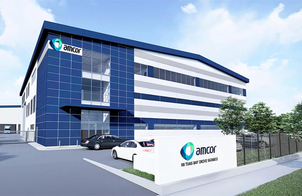 Amcor Flexible Singapore, Tuas Bay Drive — industrial project by Point Architects