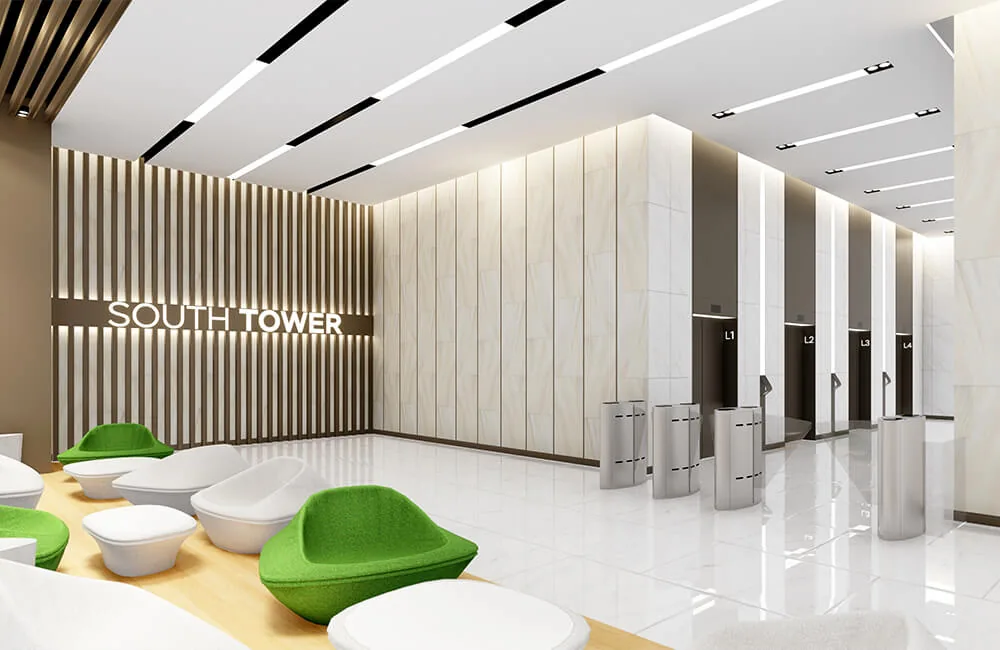 Solaris, Fusionopolis Park — interior project by Point Architects